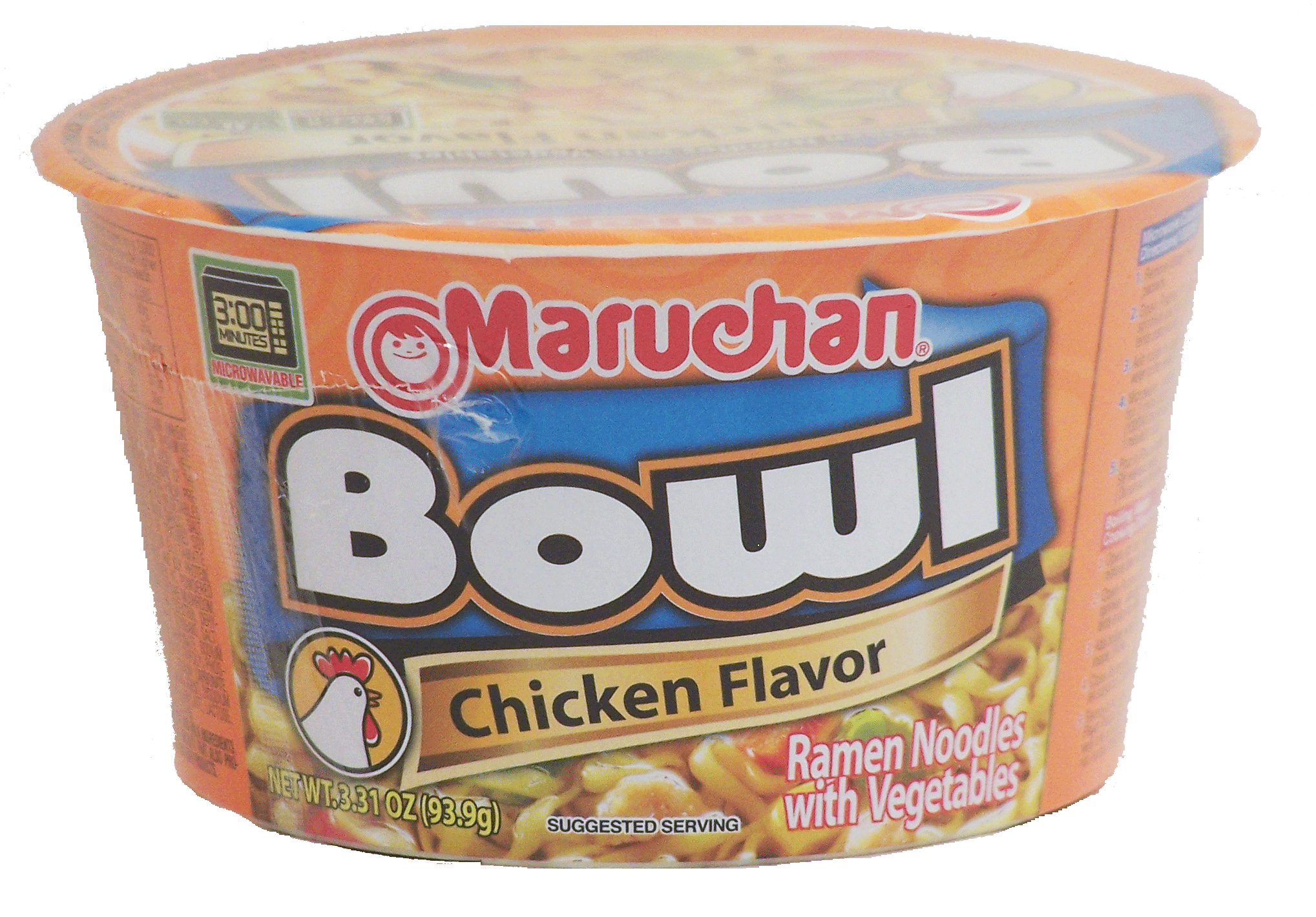 Maruchan Bowl chicken flavor, ramen noodles with vegetables Full-Size Picture